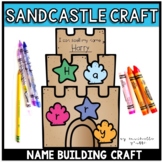 Sandcastle Name Craft Summer