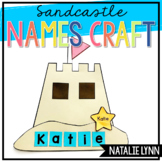 Sandcastle Name Craft Summer Craft