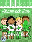 St. Patrick's Day Cut & Glue Activities for ELA and Math