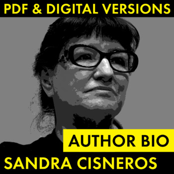 Preview of Sandra Cisneros Author Study Worksheet, Cisneros Biography, PDF & Google Drive