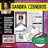 Sandra Cisneros Biography Research, Bookmark, Pop-Up, Writing