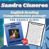 Sandra Cisneros - English Biography Activity Google Slides