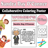 Sandra Day O’Conner: Collaborative Coloring Poster for Wom