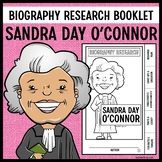 Sandra Day O'Connor Biography Research Booklet
