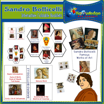 Preview of Sandro Botticelli Interactive Foldable Booklets