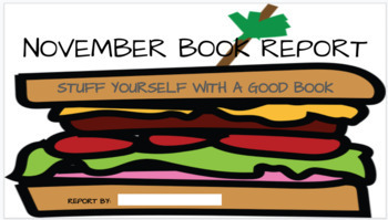 Preview of Sandwich Book Report