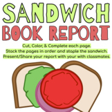 Sandwich Book Report Project: Use with Any Fiction Book