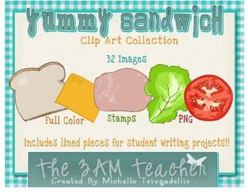Preview of Sandwich Clip Art Collection