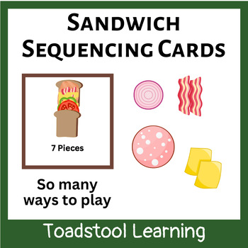 Preview of Sandwich Stack - Sequencing Game
