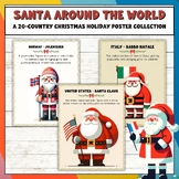 Santa Around the World: A 20-Country Christmas Holiday Pos