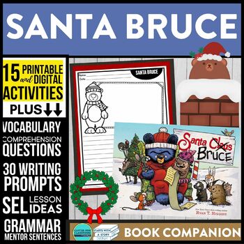 Preview of SANTA BRUCE activities READING COMPREHENSION - Book Companion read aloud