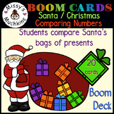 Santa / Christmas / Gifts 20 {BOOM CARD} Deck Number Compa