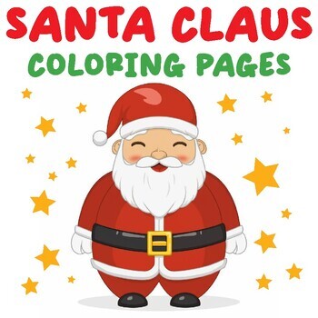 Preview of Santa Claus Cartoon Christmas Holidays coloring pages