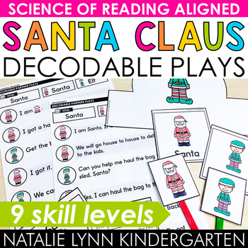 Preview of Santa Claus Christmas Decodable Partner Plays Differentiated Reader's Theater