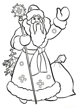 Preview of Santa Claus Coloring pages
