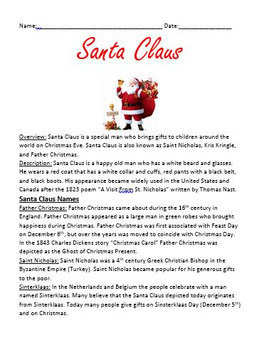 facts about santa claus