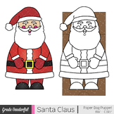 Santa Claus Paper Bag Puppet