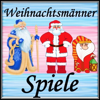 Preview of Santa Clauses in German Who brings presents at Christmas  Game