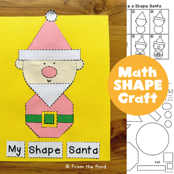 Preview of Santa Craft with 2D Shapes