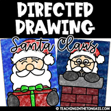 Santa Directed Drawing Christmas Art Activity