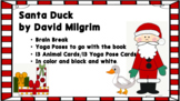 Santa Duck By David Milgrim:  Yoga Pose Cards