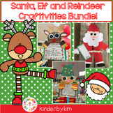 Santa, Elf and Reindeer Craftivities Bundle
