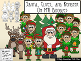 Santa, Elves, and Reindeer OH MY! Doodles - Hughes Doodles