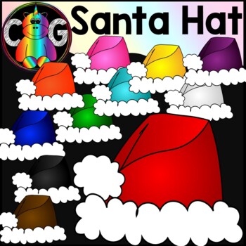Preview of Santa Hat Clip Art by CG Illustrations