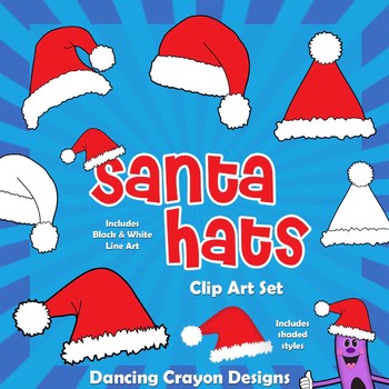 Preview of Santa Hats Clipart