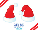 Santa Hats Mini Clip Art Set