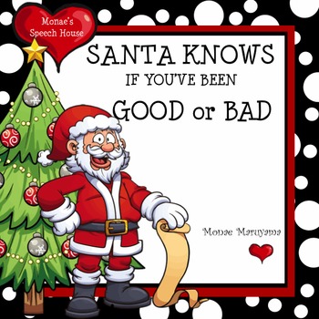 Preview of Santa Claus Early Reader Early Childhood Speech Therapy