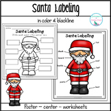 Santa Labeling Activities