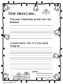 Santa Letter By Lyndsey Mayhaus 