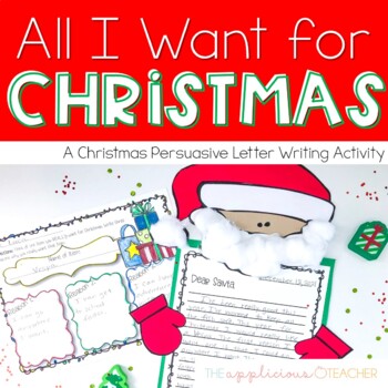 Preview of Santa Letter Writing Activity | Santa Craft | Santa Writing| Christmas Writing