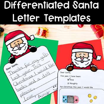 Preview of Santa Letters - Christmas Writing Templates