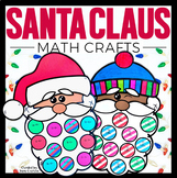 Santa Math Crafts Christmas Winter Bulletin Board Activiti