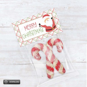 Candy Cane Seeds Christmas Holiday Favor Favors Bag Bags Treat Toppers - We  Print & Mail To You - Yahoo Shopping