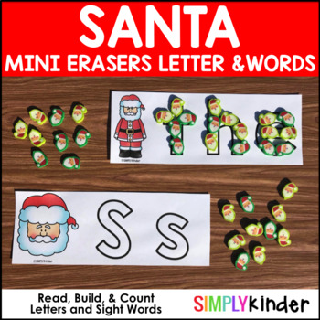 Snowman Mini Eraser Activities - Simply Kinder