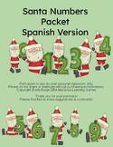 Santa Numbers Packet Spanish 0-22