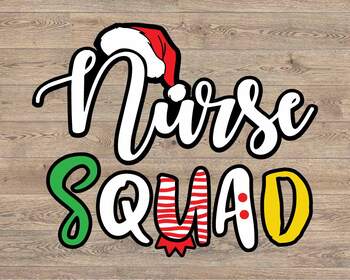 Download Santa Nurse Squad Elf Nurse Svg Santa Hat Svg Xmas Christmas 1591s