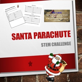 Preview of Santa Parachute STEM Challenge