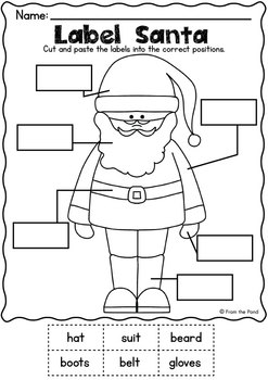 Santa Fun Pack - Reading and Writing Packet of Activities by From the Pond