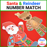 Santa & Reindeer Christmas Number Match