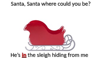 Preview of Santa, Santa, Where Could You Be? - Adapted Book
