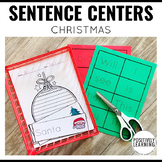 Christmas Sentence Building - Low Prep for Small Groups an