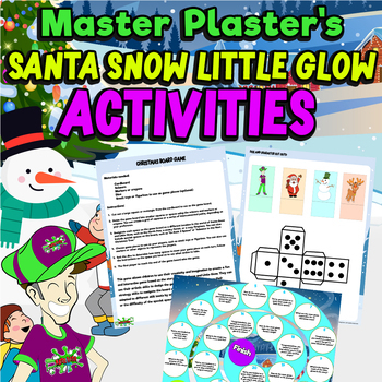 Preview of Santa Snow and Little Glow: A Fun Winter Story with Engaging Activities ZIP File