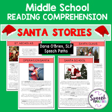 Christmas Reading Comprehension and Passages: Middle School