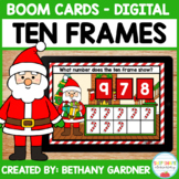Santa Ten Frames - Boom Cards - Digital - Distance Learning