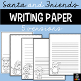 Santa Themed Writing Pages