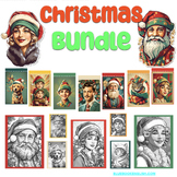 Santa and Friends Decoration and Activity Bundle (Christmas)